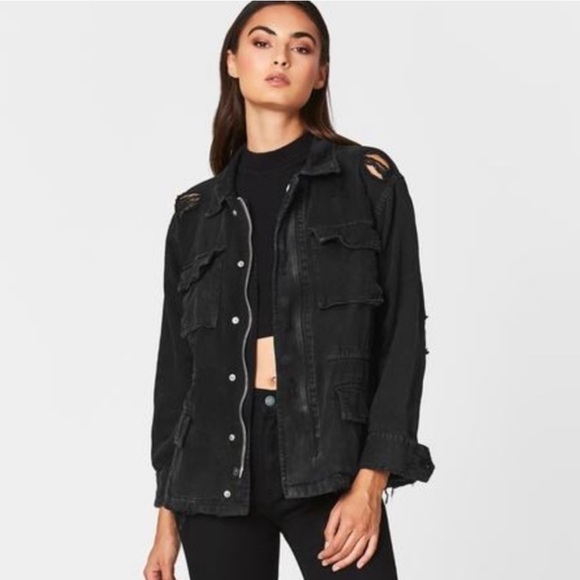 Carmar Jackets & Blazers - Carmar Black Utility Jacket Cargo Pockets Boxy Oversized Slouchy Edgy Rocker